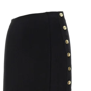 Outlet Midi skirt with side buttoning Skirts