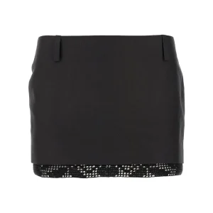 Sale Mini skirt with crochet lace trim Skirts