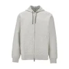 Online Mélange jersey full-zip hoodie Sweatshirts