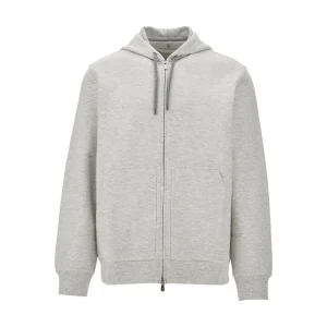 Online Mélange jersey full-zip hoodie Sweatshirts