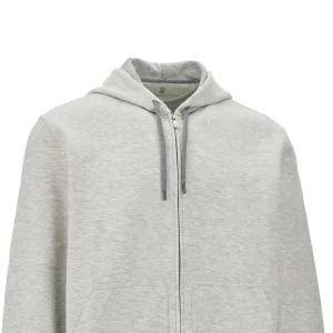 Online Mélange jersey full-zip hoodie Sweatshirts