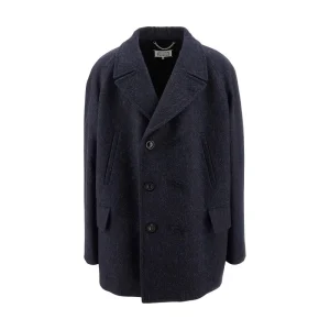 Sale Mélange wool peacoat Outerwear