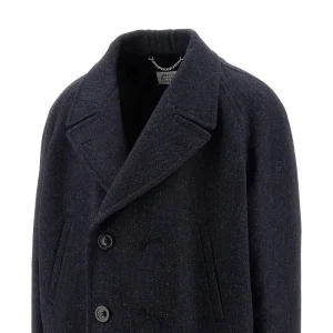 Sale Mélange wool peacoat Outerwear