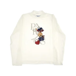 New Mock-turtleneck top with print Kids Clothing