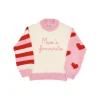 Outlet Mom's favourite' embroidery sweater Kids Clothing