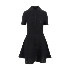 Fashion Monogram 72 jacquard knit midi dress Dresses