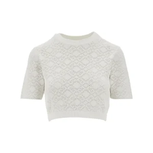 Fashion Monogram 72 kacquard knitted top Tops