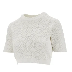 Fashion Monogram 72 kacquard knitted top Tops