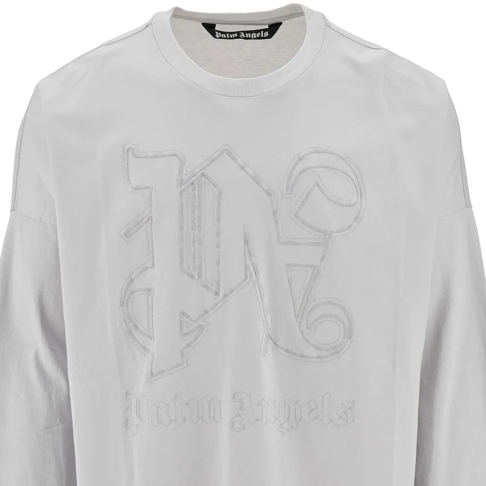 monogram_statement_oversi_1.webp Clearance Monogram Statement oversized T-shirt T-Shirts And Polo Shirts