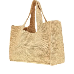 Best Morea' synthetic straw maxi tote bag Shopping Bags