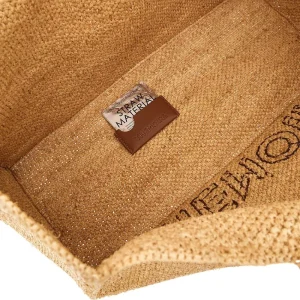 Best Morea' synthetic straw maxi tote bag Shopping Bags