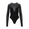 Discount Moulded neckline bodysuit Tops
