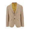 Outlet Mouliné tweed single-breasted jacket Jackets