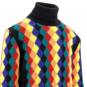 Discount Multicoloured lozenge sweater Knitwear