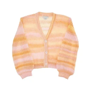 Discount Multicoloured recycled yarn cardigan Kids Clothing