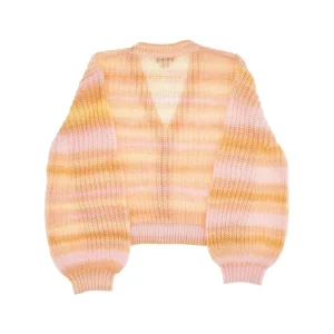 Discount Multicoloured recycled yarn cardigan Kids Clothing