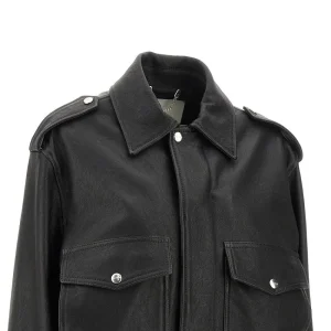 New Nappa leather Aviator jacket Outerwear