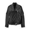 New Nappa leather Biker jacket Outerwear