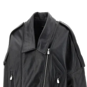 New Nappa leather Biker jacket Outerwear