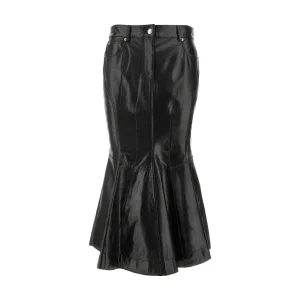 Outlet Nappa leather mermaid skirt Skirts