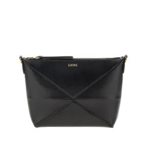 Fashion Nappa leather Puzzle Fold pouch Crossbody Bags | Clutches