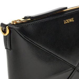 Fashion Nappa leather Puzzle Fold pouch Crossbody Bags | Clutches