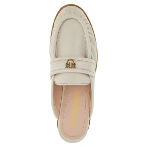 Online Nappa leather sabot with Love Birds detail Flat Shoes
