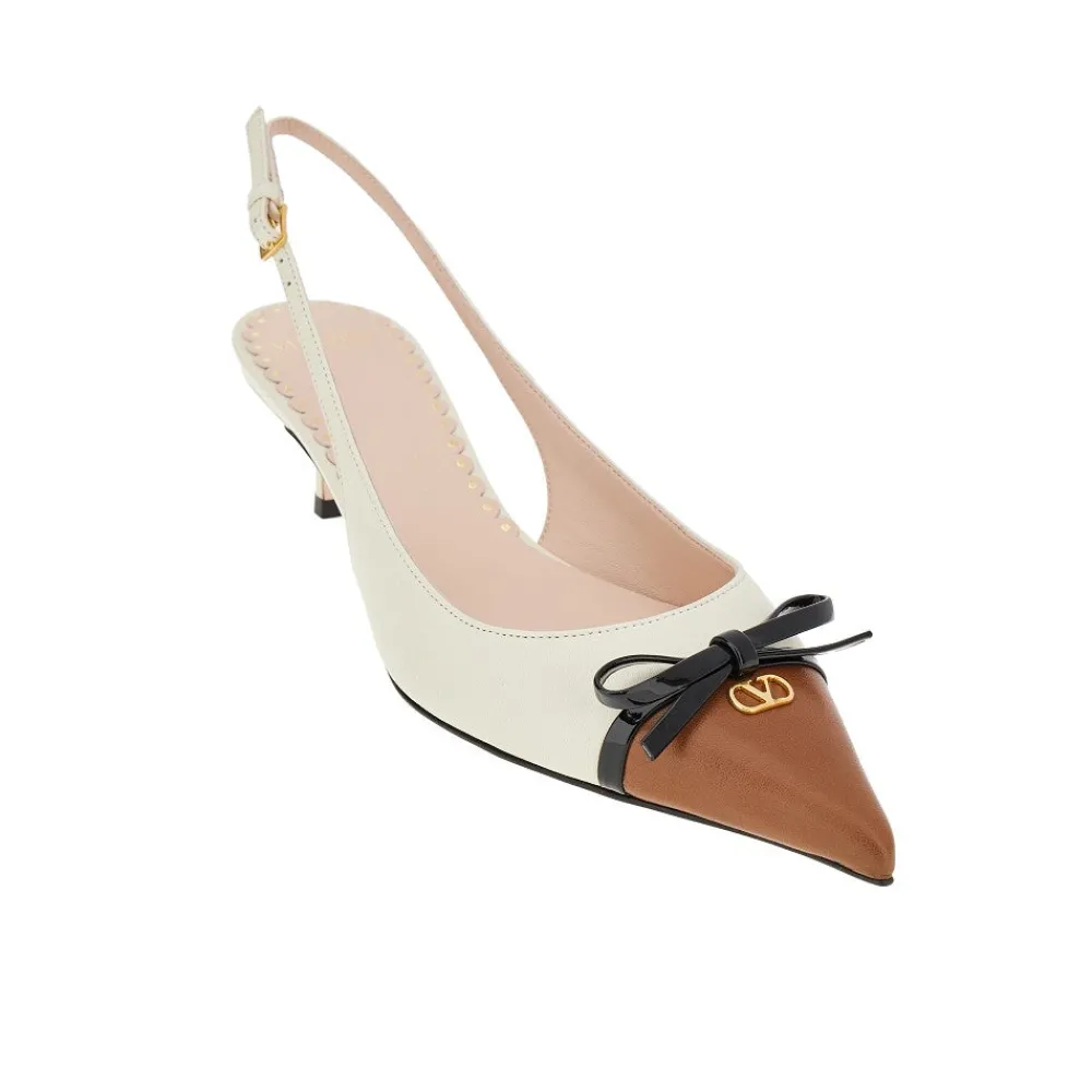 nappa_leather_slingback_p_1.webp Online Nappa leather slingback pumps with bow Heeled Shoes