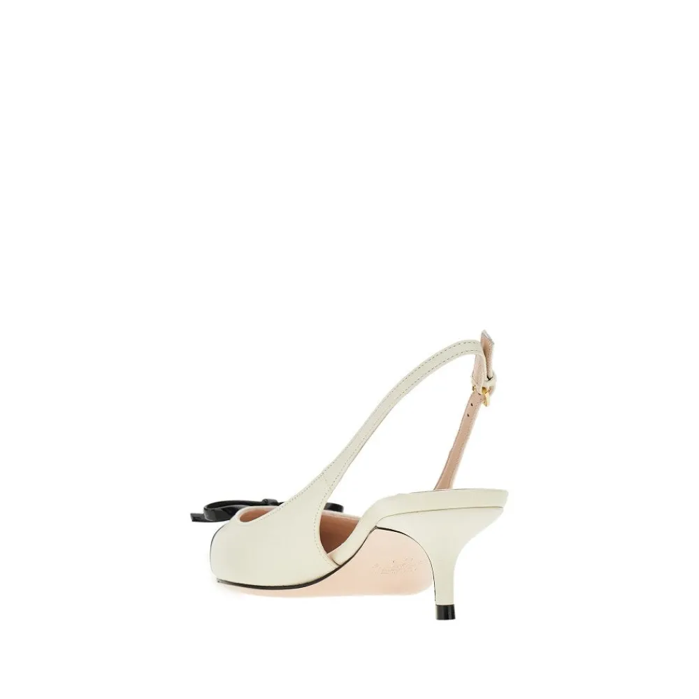 nappa_leather_slingback_p_2.webp Online Nappa leather slingback pumps with bow Heeled Shoes