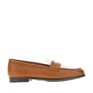 Fashion Natalie' two-tone nappa leather loafers Loafers