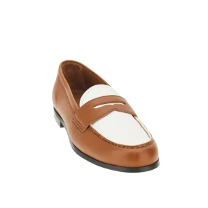 Fashion Natalie' two-tone nappa leather loafers Loafers