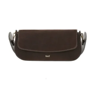 Hot Nubuck leather 'Ele' bag Shoulder Bags