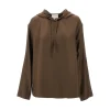 Hot Nuka' hooded blouse Shirts