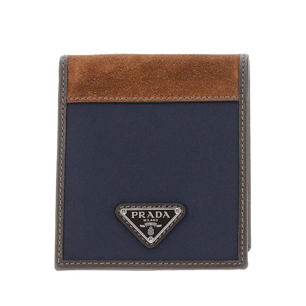 nylon_and_leather_bifold__0.webp Sale Nylon and leather bi-fold wallet Wallets And Small Leather Goods