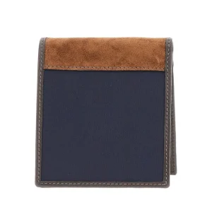 Sale Nylon and leather bi-fold wallet Wallets And Small Leather Goods