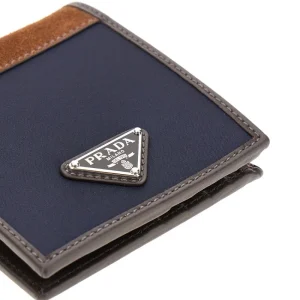 Sale Nylon and leather bi-fold wallet Wallets And Small Leather Goods