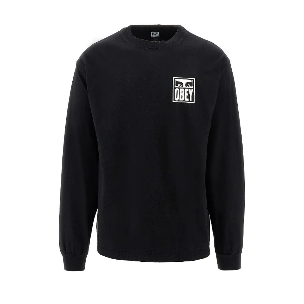 obey_eyes_icon_longsleeve_0.webp Clearance Eyes Icon long-sleeved T-shirt T-Shirts And Polo Shirts
