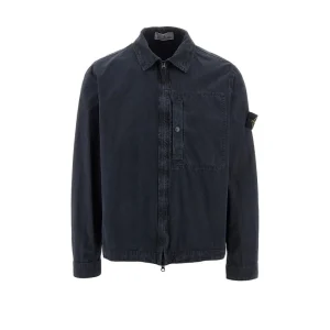 Outlet Old effect cotton overshirt Jackets | Shirts