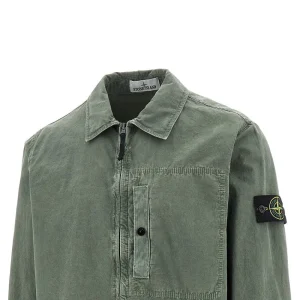 New Old effect cotton overshirt Jackets | Shirts