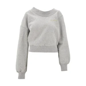 Hot Open-back asymmetrical sweatshirt Sweatshirts