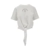 Best Organic cotton T-shirt with knotted detail Tops
