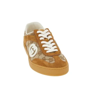 Online Original GG fabric and suede leather sneakers Sneakers