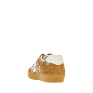 Online Original GG fabric and suede leather sneakers Sneakers
