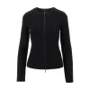 Discount Ottoman fabric full-zip cardigan Knitwear