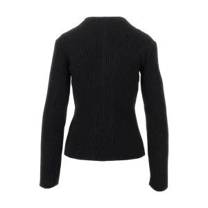 Discount Ottoman fabric full-zip cardigan Knitwear