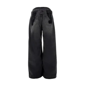 Hot Oversized jeans with double waist Jeans