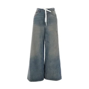 Fashion Oversized jeans with drawstring Jeans