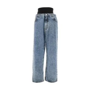 Best Oversized jeans with knitted waistband Jeans