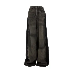 Discount Oversized jeans with side inlays Jeans