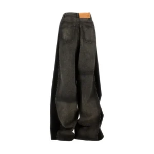 Discount Oversized jeans with side inlays Jeans